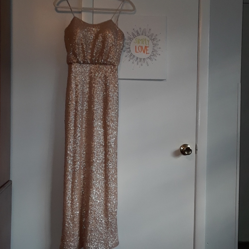 Sorella Vita rose gold sequin size 8